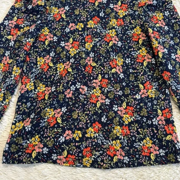 LOFT medium floral long sleeve knit blouse - Picture 7 of 8